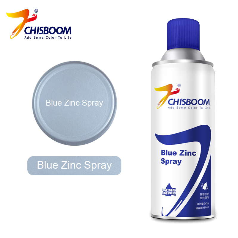 Cat aerosol zink putih biru